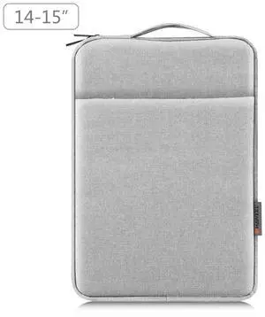 HAWEEL Laptop Sleeve Case Zipper Briefcase Bag with Handle for 14-15 inch Laptop (Grey)