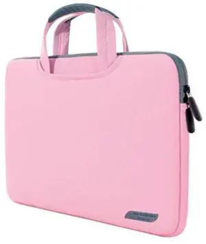 15.6 inch Portable Air Permeable Handheld Sleeve Bag for Laptops, Size: 41.5x30.0x3.5cm (Pink)