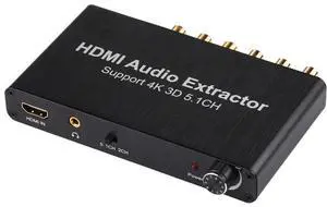 4K 3D HDMI 5.1CH Audio Decoder Extractor 4K 3D HDMI 5.1CH Audio Decoder Extractor
