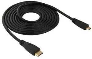 1.8m Mini HDMI Male to Micro HDMI Male Adapter Cable 1.8m Mini HDMI Male to Micro HDMI Male Adapter Cable