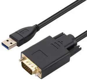 1.8m USB3.0 to VGA Converter Extension Cable