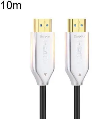 2.0 Version HDMI Fiber Optical Line 4K Ultra High Clear Line Monitor Connecting Cable, Length: 10m 10m (White) 2.0 Version HDMI Fiber Optical Line 4K Ultra High Clear Line Monitor Connecting Cable, Length: 10m 10m (White)