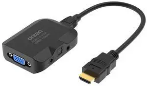 Onten 35165 HDMI to VGA + Optical Audio Converter for Speaker / TV / Computer