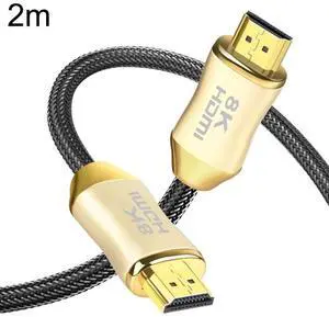 CO-HD801 2m HDMI 2.1 Version 8K 60Hz For PS4 Cable Projector Notebook Set-Top Box Cable CO-HD801 2m (Gold)
