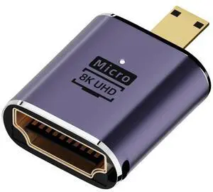 D8K-01 8K HDMI 2.1 to Micro HDMI Adapter D8K-01