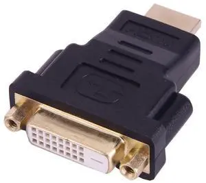 Gold Plated HDMI 19 Pin Male to DVI 24+1 Pin Female Adapter (Style 1)