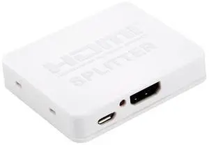 4K HDMI Splitter Full HD 1080p Video HDMI Switch Switcher 1x2 Split Out Amplifier Dual Display for HDTV DVD PS3 Xbox (White) 4K HDMI Splitter Full HD 1080p Video HDMI Switch Switcher 1x2 Split Out Amplifier Dual Display for HDTV DVD PS3 Xbox (White)