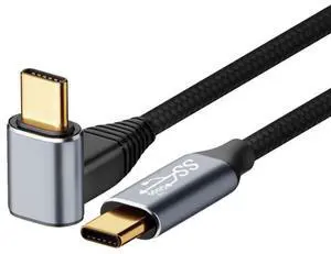 For Steam Deck Gen2 100W USB-C/Type-C Male to USB-C/Type-C Male Stereo Curved Data Cable, Length:2m 2m