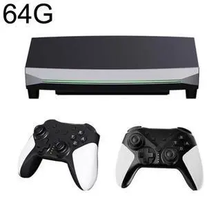 MANTE1 H6 For PSP Simulator Suspension Game Console Four Person Battle Video Gaming Machine 4K HD Game Box, Style: 64G Charging Handle H6 64G Charging Handle