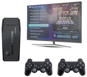 M8 Wireless HDMI Arcade Game Home TV Mini Game Machine with 2 x GamePads 64G Memory M8 64G (Wireless)