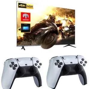 M8 Pro Y3Lite U8 Plus For PS1 2.4G Wireless Dual Gamepad (White)