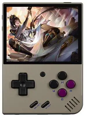 Miyoo Mini Plus 3.5 Inch IPS Screen Retro Handheld Game Console NO Card 0 Games (Grey)