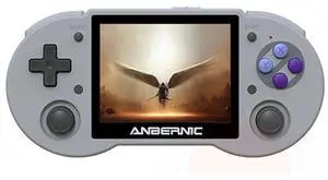 ANBERNIC RG353P Handheld Game Console 3.5 inch Screen Android Linux System 16G+256G 16G+256G (Grey)