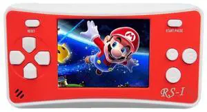 RS-1 Retro Portable Handheld Game Console, 2.5 inch 8 Bits True Color LCD, Built-in 152 Kinds Games (Red)