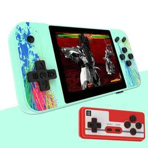 G3 Macaron 3.5 inch Screen Handheld Game Console for Dual Players Built-in 800 Games Double Players / Green (Green)