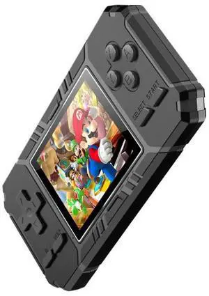 S8 3.0 inch Screen Classic Handheld Game Console Built-in 520 Games S8 / Black (Black)