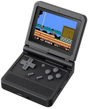 Powkiddy V90 3.0 inch IPS Screen 64-bit Retro Handheld Game Console with 16GB Memory (Black)