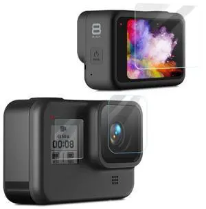 For GoPro HERO8 Black Camera Lens HD Protective Film + LCD Display HD Screen Protector