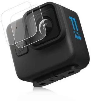 For GoPro Hero11 Black Mini PULUZ 2pcs Lens Tempered Glass Film(Transparent)