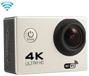 F60 2.0 inch Screen 170 Degrees Wide Angle WiFi Sport Action Camera Camcorder with Waterproof Housing Case, Support 64GB Micro SD Card (Silver)