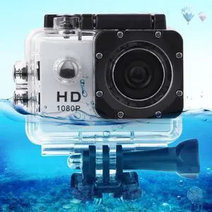 SJ4000 Full HD 1080P 1.5 inch LCD Sports Camcorder with Waterproof Case, 12.0 Mega CMOS Sensor, 30m Waterproof (White)