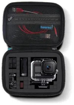 RUIGPRO Shockproof Waterproof Portable Case Box Size : 17.3cm x 12.3cm x 6.5cm 17.3cm x 12.3cm x 6.5cm (Black)