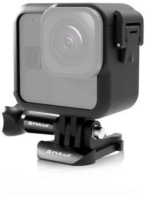 For GoPro Hero11 Black Mini PULUZ PC Plastic Border Frame with Buckle Basic Mount & Screw(Black)