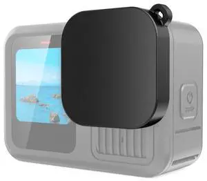 For GoPro HERO13 Black PULUZ Soft TPU Rubber Scratch-resistant Camera Lens Protective Cap Cover (Black)