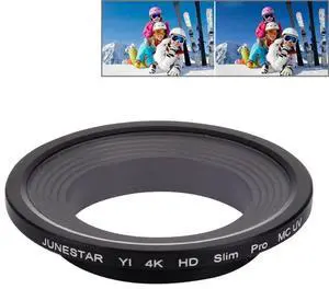 JUNESTAR for Xiaoyi Yi II 4K Sport Action Camera Proffesional HD Slim MCUV Lens Filter