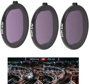 JSR Round Housing 3 in 1 ND8+ND16+ND32 Lens Filter for GoPro HERO8 Black