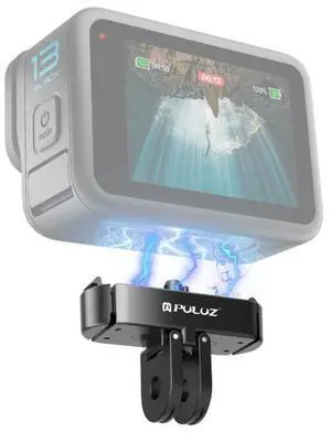For GoPro HERO13 Black PULUZ Magnetic Quick Release Metal Base (Black)