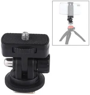 PULUZ 1/4 inch Screw Thread Cold Shoe Tripod Mount Adapter
