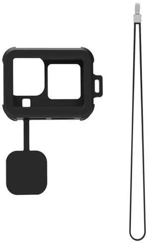 For GoPro HERO10 Black / HERO9 Black Liquid Silicone Case Liquid Silicone Case (Black) (Black)