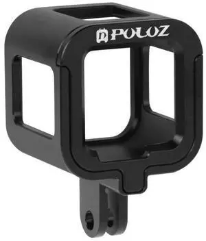 PULUZ Housing Shell CNC Aluminum Alloy Protective Cage with Insurance Frame for GoPro HERO5 Session /HERO4 Session /HERO Session (Black)