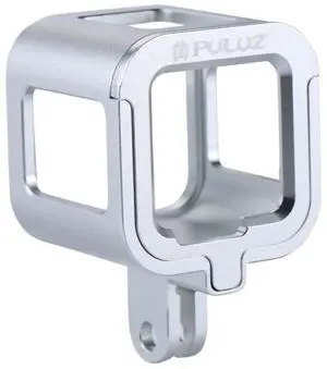 PULUZ Housing Shell CNC Aluminum Alloy Protective Cage with Insurance Frame for GoPro HERO5 Session /HERO4 Session /HERO Session (Silver)