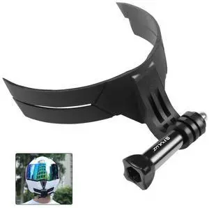 PULUZ Bending Action Camera Motorcycle Helmet Chin Mount (Black)