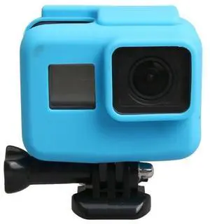 Original for GoPro HERO5 Silicone Border Frame Mount Housing Protective Case Cover Shell (Blue) Black