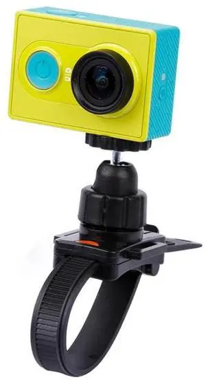 Camera Mount Tripod Holder with Head strap / Helmet Hat for GoPro HERO4 / 3+ / 2 & 1, YI,SJCAM SJ4000 / SJ5000 / SJ6000 / SJ7000 / Kjstar Sport Camera(Black)