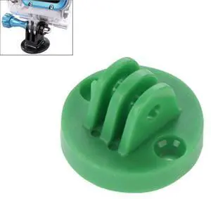 GP267 Camcorder Mount Adapter to Tripod Stand for GoPro HERO6/ 5 /5 Session /4 /3+ /3 /2 /1 (Green)