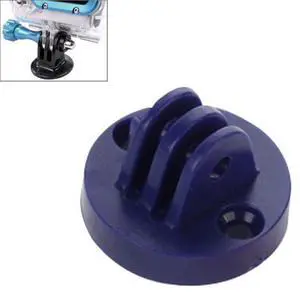 GP267 Camcorder Mount Adapter to Tripod Stand for GoPro HERO6/ 5 /5 Session /4 /3+ /3 /2 /1 (Blue) Black