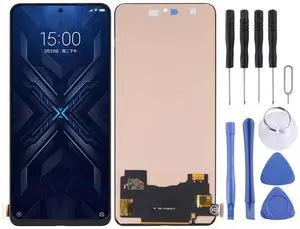 TFT Material LCD Screen and Digitizer Full Assembly for Black Shark 4 / Black Shark 4 Pro