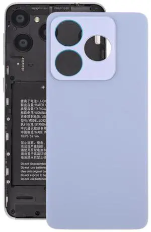 For ZTE Axon 60 Lite Glass Battery Back Cover with Adhesive (Purple)