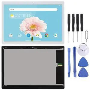 LCD Screen For Smart Tab M10 FHD REL TB-X605 TB-X605LC TB-X605FC with Digitizer Full Assembly (White)