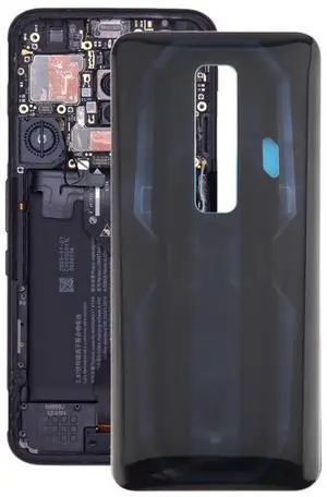 For ZTE nubia RedMagic 7 NX679J Glass Battery Back Cover (Black)