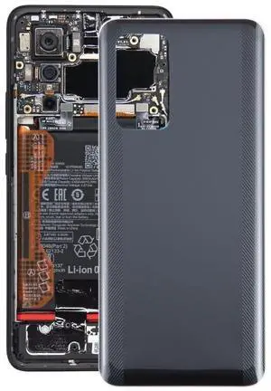 For Poco F5 Pro OEM Glass Material Battery Back Cover (Black)