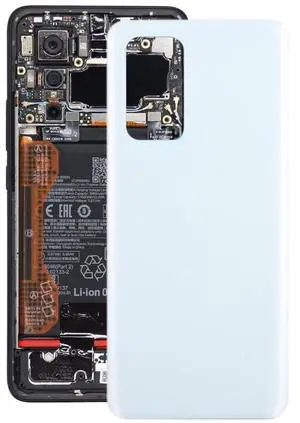 For Poco F5 Pro OEM Glass Material Battery Back Cover (White)
