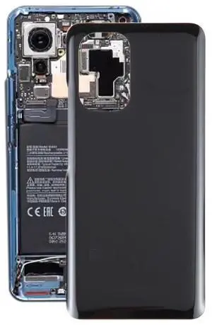 For Mi 11i 5G OEM Glass Battery Back Cover (Black)