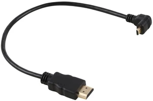 30cm 4K HDMI Male to Micro HDMI Reverse Angled Male Gold-plated Connector Adapter Cable 30cm 4K HDMI Male to Micro HDMI Reverse Angled Male Gold-plated Connector Adapter Cable