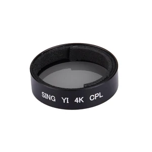 SING for Xiaoyi Yi II Sport Action Camera Proffesional 4K CPL Filter(Black)