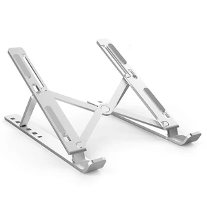 Aluminum Alloy Couch Notebook Mount Sofa Foldable Laptop Stand(Black) Aluminum Alloy Couch Notebook Mount Sofa Foldable Laptop Stand(Black)
